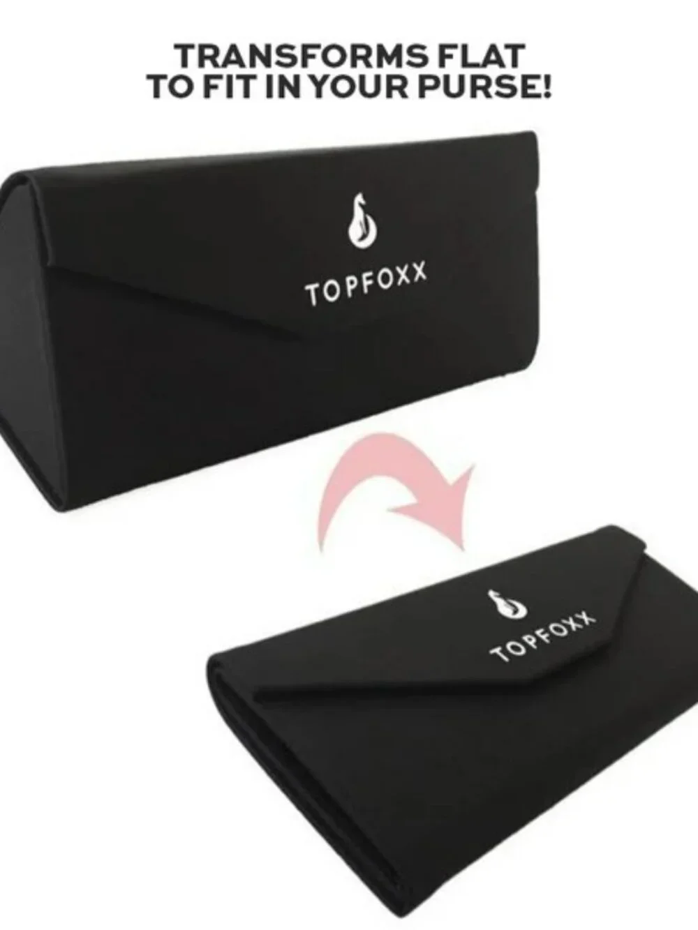 New Topfoxx Foldable Sunglass Case